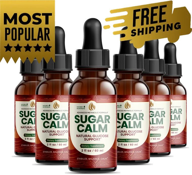 Sugar Calm 6 Bottles package